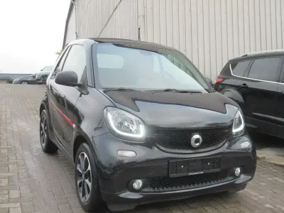Brugt Smart ForTwo Cabrio Basis 71 HK (52 kW) 2016 Sort Cabriolet