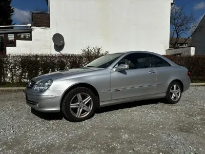 Używany Mercedes CLK200 Elegance 163 KM (119 kW) 2002 Srebrny Coupe