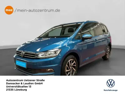 Gebraucht VW Touran Join 150 PS (110 kW) 2018 Caribbean blue metallic Van / Kleinbus