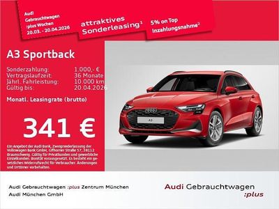 Gebraucht Audi A3 Sportback e-tron Advanced Plus 204 PS (150 kW) 2025 Progressivrot metallic Kleinwagen