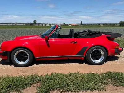 Gebraucht Porsche 930 Turbo 300 PS (220 kW) 1989 Rot Cabrio