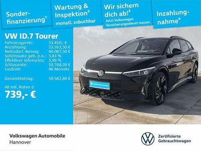 Gebraucht VW ID.7 GTX 250 kW (340 PS) 2025 Schwarz Kombi