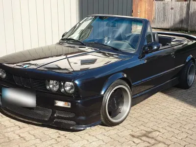 Gebraucht BMW 325 Cabriolet Performance 170 PS (125 kW) 1990 Schwarz Cabrio