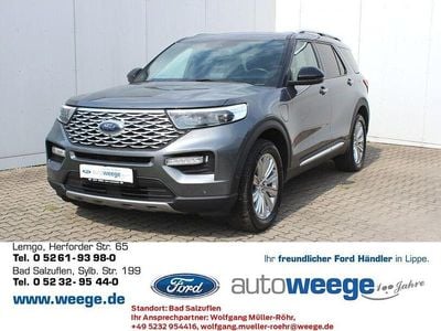 Grau (metallic) Gebraucht 2021 Ford Explorer Platinum SUV | 39.990 € (Guter Preis)