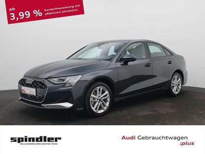 Mythosschwarz metallic Gebraucht 2025 Audi A3 Advanced Plus Limousine | 32.880 € (Fairer Preis)