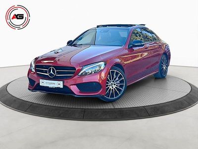 Usata Mercedes C300 AMG line 245 CV (180 kW) 2018 Rosso Berlina
