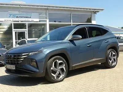 Gebraucht Hyundai Tucson Prime 230 PS (169 kW) 2021 Blau SUV