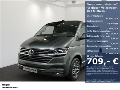 gebraucht VW Multivan T6.12.0 TDI DSG 4M LED NAV AHK LEDER Generation Six