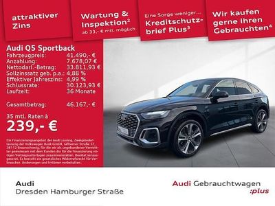 Gebraucht Audi Q5 Sportback Ambiente 265 PS (194 kW) 2023 Mythosschwarz metallic SUV