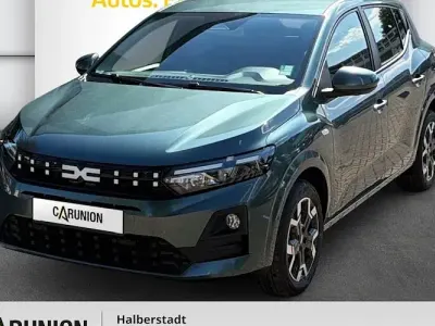 Neu Dacia Sandero Journey 101 PS (74 kW) 2026 Grün Limousine