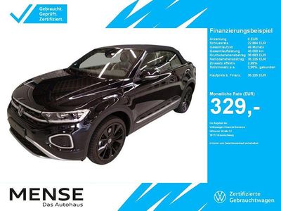 Gebraucht VW T-Roc Cabriolet Style 150 PS (110 kW) 2025 Schwarz Cabrio