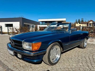 Usata Mercedes SL500 241 CV (177 kW) 1985 Blu Cabrio