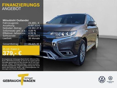 Gebraucht Mitsubishi Outlander P-HEV Plus 224 PS (164 kW) 2020 Braun SUV