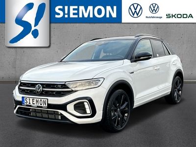 gebraucht VW T-Roc 1.5 TSI DSG R-Line Navi AHK EasyOpen Black