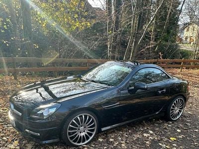 Gebraucht Mercedes SLK200 AMG line 184 PS (135 kW) 2011 Schwarz Cabrio