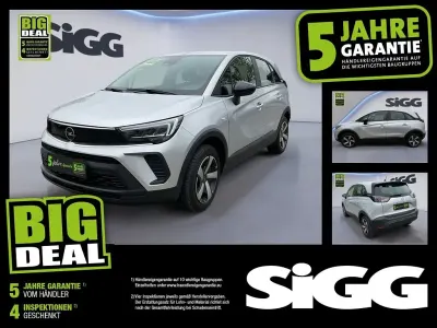 Gebraucht Opel Crossland X Enjoy 110 PS (80 kW) 2024 Lackierung aluminiumgrau/metallic klarl (metallic) SUV