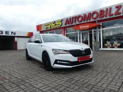 Gebraucht Skoda Superb SportLine 190 PS (139 kW) 2020 Weiß Kombi