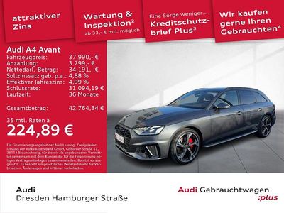 Daytonagrau perleffekt Gebraucht 2024 Audi A4 S-Line Kombi | 37.990 € (Fairer Preis)