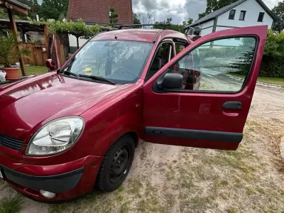 Gebraucht Renault Kangoo 65 PS (47 kW) 2004 Rot Van / Kleinbus