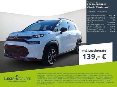 Gebraucht Citroën C3 Aircross Shine 110 PS (80 kW) 2023 Weiß SUV