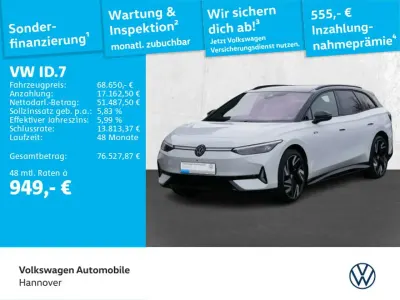 Brugt VW ID.7 GTX 250 kW (340 HK) 2026 Hvid Stationcar