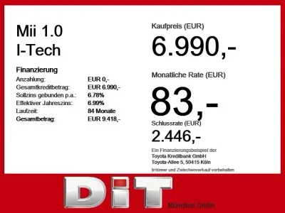 Gebraucht Seat Mii I-Tech 60 PS (44 kW) 2014 Tornado rot Kleinwagen