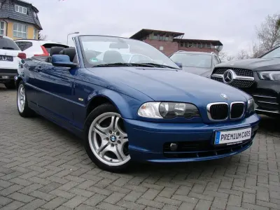 Gebraucht BMW 323 Cabriolet 170 PS (125 kW) 2000 Tobasblau metallic (metallic) Cabrio