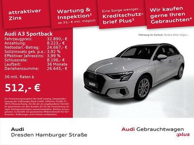 Gebraucht Audi A3 Advanced 116 PS (85 kW) 2024 Weiß Limousine