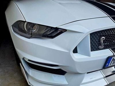 Second-hand Ford Mustang GT Convertible 450 CP (330 kW) 2019 Alb Cabrio