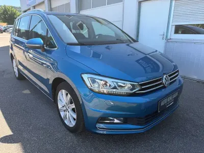 Gebraucht VW Touran Highline 150 PS (110 kW) 2016 Blau Van / Kleinbus