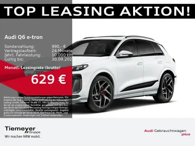 Używany Audi Q6 e-tron S-Line 284 kW (387 KM) 2024 Biały SUV