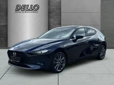 Gebraucht Mazda 3 Selection 162 PS (119 kW) 2023 Deep crystal blue Limousine