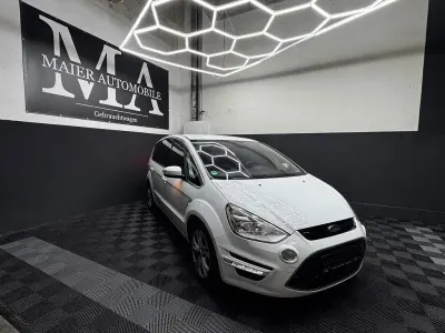 Gebraucht Ford S-MAX Titanium 116 PS (85 kW) 2014 Weiß Van / Kleinbus
