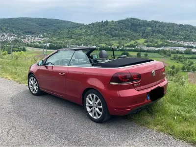 Gebraucht VW Golf Cabriolet Exclusive 160 PS (117 kW) 2013 Rot Cabrio