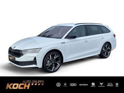 Moonweiss metallic Neu 2026 Skoda Octavia SportLine Kombi | 43.799 € (Teuer)