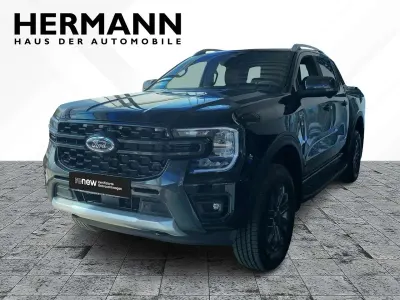 Ny Ford Ranger Wildtrack 205 HK (150 kW) 2026 Sort Pickup / Ladvogn