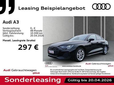 Gebraucht Audi A3 S-Line 150 PS (110 kW) 2025 Schwarz Limousine