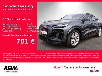 Gebraucht Audi Q6 e-tron S-Line 225 kW (306 PS) 2025 Daytonagrau perleffekt SUV