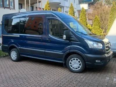 Usata Ford Transit Custom 131 CV (96 kW) 2021 Blu Monovolume
