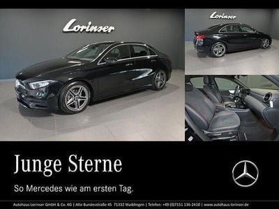 Gebraucht Mercedes A200 AMG 163 PS (119 kW) 2021 Schwarz kosmosschwarz Limousine