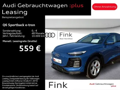 Gebraucht Audi Q6 Sportback e-tron Sport 185 kW (252 PS) 2025 Ascariblau metallic SUV