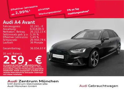 Gebraucht Audi A4 Competition 150 PS (110 kW) 2023 Mythosschwarz metallic Kombi