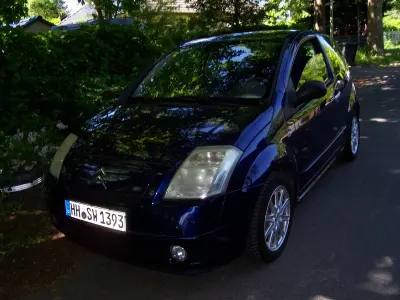 Gebraucht Citroën C2 60 PS (44 kW) 2007 Blau Kleinwagen