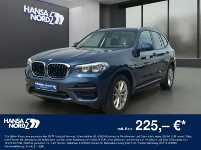Gebraucht BMW X3 Advantage 190 PS (139 kW) 2019 Blau / phytonicblau (metallic) SUV