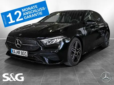 Gebraucht Mercedes A180 AMG 136 PS (100 kW) 2025 Metalliclack kosmosschwarz Limousine