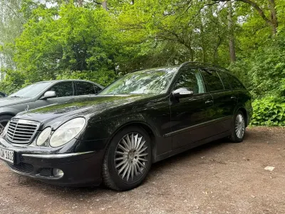 Brugt Mercedes E320 224 HK (164 kW) 2004 Sort Stationcar