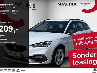 Nevada weiss metallic Gebraucht 2024 Seat Leon ST FR-Line Kombi | 27.340 € (Fairer Preis)