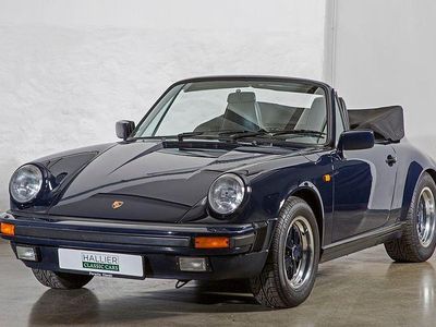 Usata Porsche 911 Carrera Cabriolet 231 CV (169 kW) 1987 Blu Cabrio