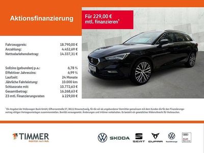 Usata Seat Leon ST XCELLENCE 150 CV (110 kW) 2020 Nero Station wagon