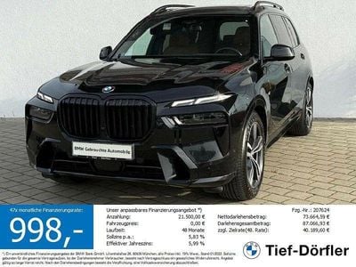 Gebraucht BMW X7 M Sport 340 PS (250 kW) 2024 Black sapphire metallic SUV